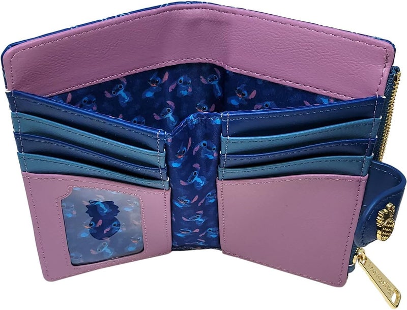Loungefly Loungefly Disney Stitch Wallet Snap Flap Clutch - Image 5