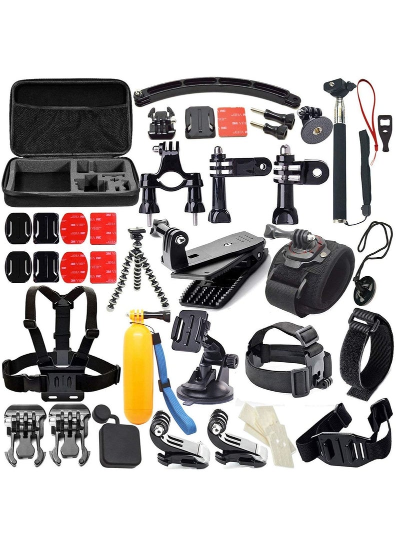 50-In-1 Outdoor Sports Action Camera Accessories Kit for GoPro Hero4/3/2/1 Common Camcorder Bundles - Image 1