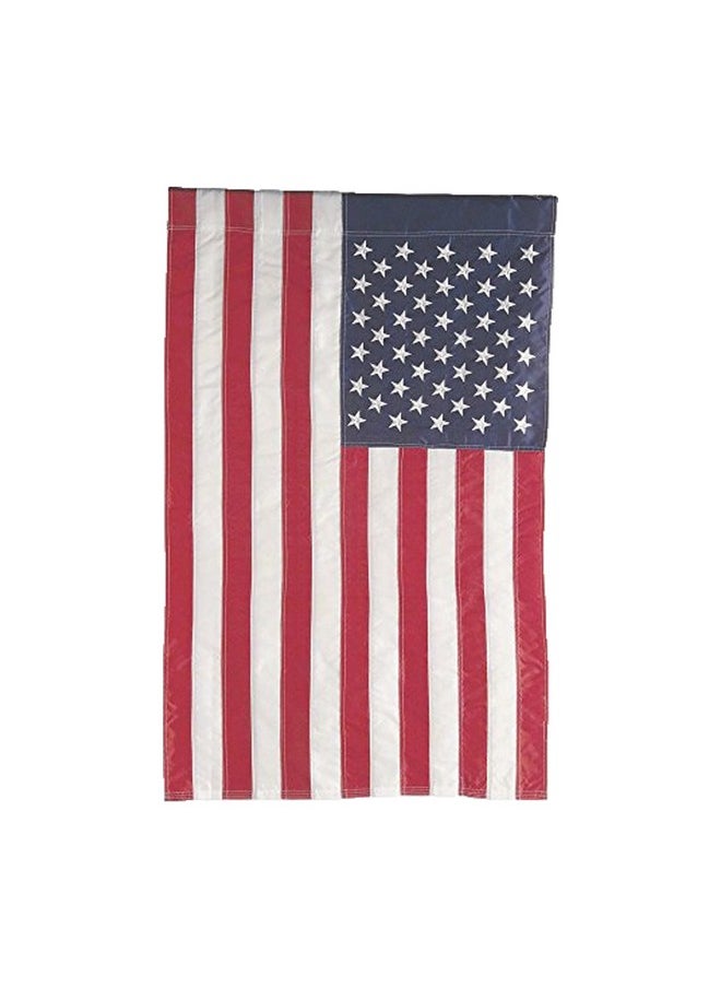 Evergreen Flag - Evergreen American Flag 44-Inch X 28-Inch House Size | Heavy Duty Outdoor Premium 310D | Embroidered Stars And Stripes And Quadruple Stitched Edge | Usa Residential Or Commercial - Image 1