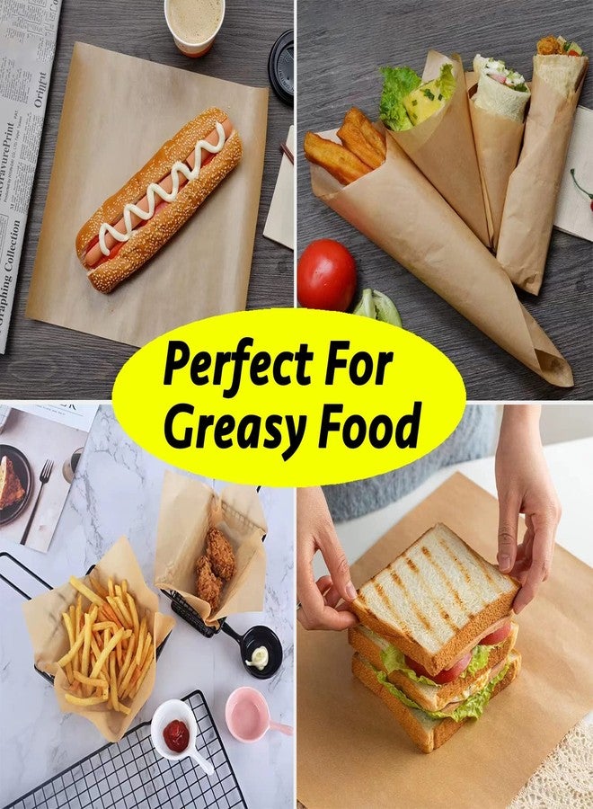 CAMKYDE Deli Paper Sheets 12" X 12" 100PK, Grease Proof Sandwich Wrapping Paper - Image 5