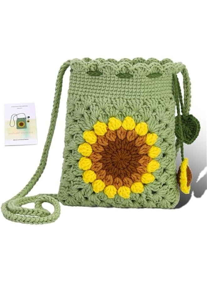 Beginner's Crochet Kit - Complete Set with Yarn, Hook, and Accessories for Adult DIY Crafting, Includes Video Tutorials - Image 1