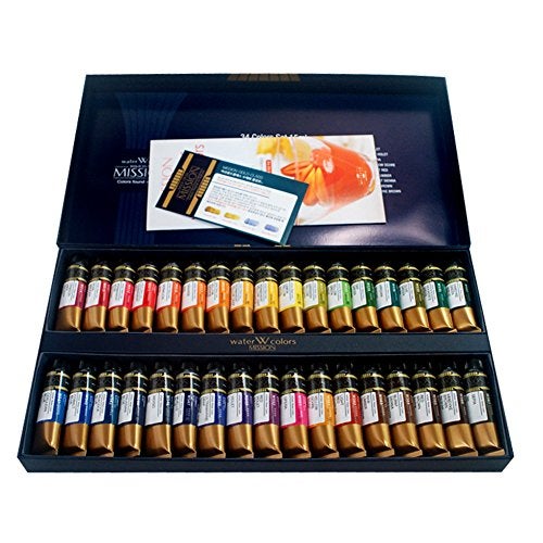 Mijello Mission Gold Water Color Set 34 Colors - Image 1