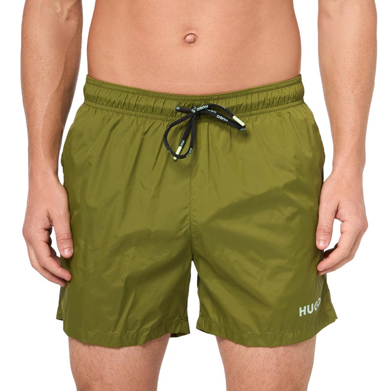 HUGO Pop Logo Swim Trunks Spinach Green S