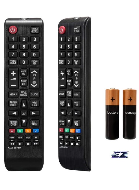 Universal Replacement Remote Control AA59-00741A for Samsung Smart TV - No Setup Required - With Battery