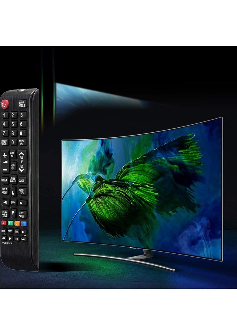 Universal Replacement Remote Control AA59-00741A for Samsung Smart TV - No Setup Required - With Battery