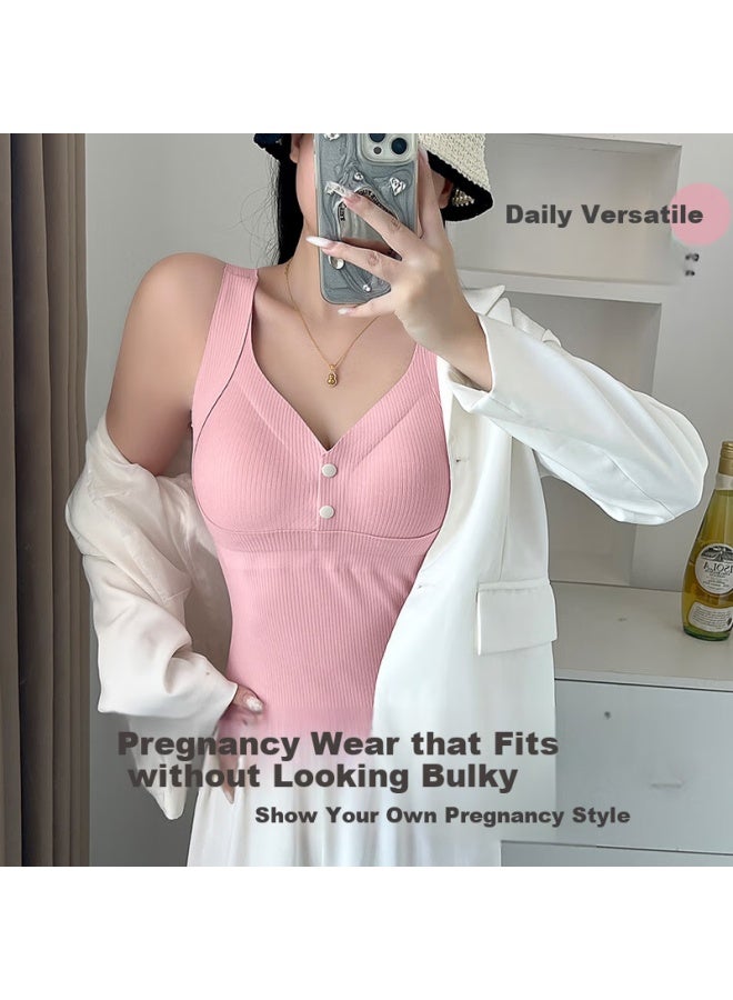 Goso Nursing Bra, Strap Autumn And Winter, No Need To Wear Underwear, Maternity Bra With Chest Pads, Breastfeeding Bra Zj889, Milk Green, M - Image 2