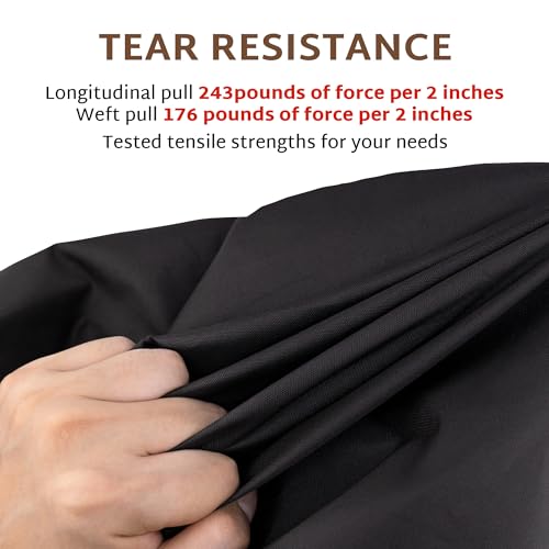 iBirdie Outdoor Waterproof and Weatherproof Hot Tub Cover 85 x 85 inch fit 84 x 84 or 83 x 83 or 82 x 82 or 7 ft x 7 ft Square SPA 600D Heavy Duty Protectors Protective Cover Cap - Image 5