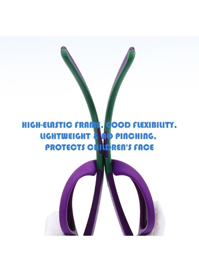 موجات طائرة نظارات شمسية قطبية للأطفال مقاومة للأشعة فوق البنفسجية UV400 إطار مرن من TPEE للأولاد والبنات، مثالية للرياضة والدراجة والمشي والشاطئ والسفر، مقاومة للرياح للفتيان والفتيات من عمر 3 إلى 12 سنة. - Image 3
