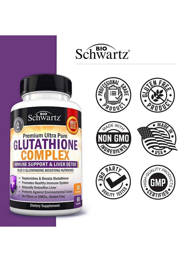 Glutathione Supplement Liver Detox With Quercetin Vitamin C Milk Thistle Alpha Lipoic Acid Liver Supplement & Immune Support Pills Natural Immunity Defense Health Formula & Liver Cleanse 500Mg 60Ct - pzsku/ZF32616610DA428FCCD64Z/45/_/1698059610/82a30040-6671-4497-bb6c-16fcb4083b5f