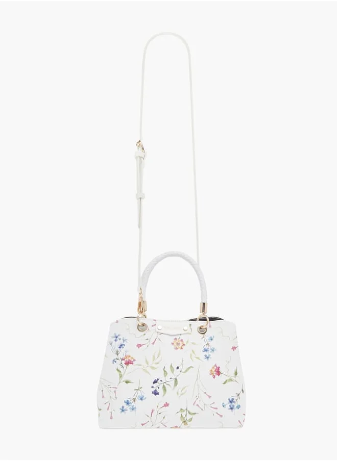 فلورا بيلا من شو إكسبرس Womens Floral Print Tote Bag With Zip Closure