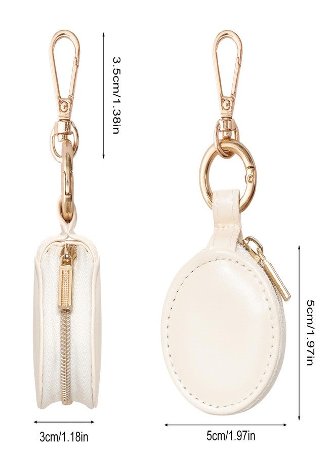 Gvhntk Jewelry Ring Holder Box with Keychain Portable Gym Jewelry Storage Box Case Travel Sports Ring Keeper Case Small Rings Earring Stud Necklace Storage Organizer Cases - Image 2