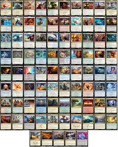 MTG Decks & More Avatar The Last Airbender Magic The Gathering Commander Deck Aangs Allies 5 Color EDH cEDH 100 Card Custom MTG Deck Very Strong - Image 1
