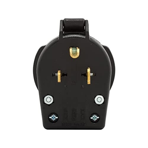 Eaton S42-SP Arrow Hart heavy-duty universal NEMA power plug, Black - Image 2