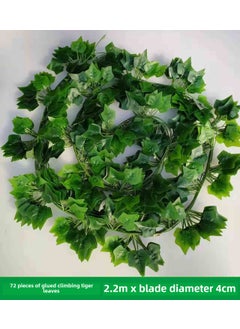 Generic Artificial Ivy Vines Green Leaf Decor72 pieces of glued creeper leaves 1 pack (12) 72 pieces of glued creeper leaves 1 pack (12) 