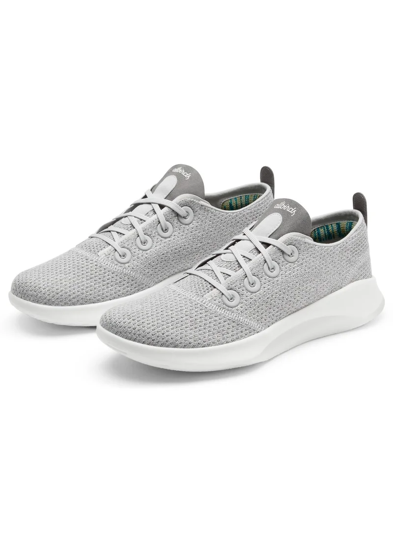 Allbirds Men's SuperLight Tree Runners - Light Grey/Medium Grey (Blizzard Sole)  Sneakers