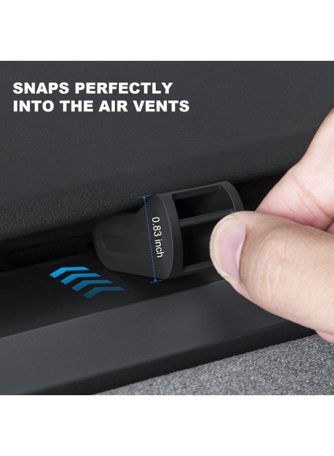 محول منعشة الهواء 2pcs مصمم لـ 2017-2023 Tesla Model 3 و 2020-2025 Model Y Air Vent (لا يتم تضمين منعشة الهواء) - Image 4