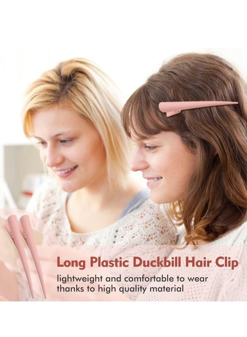 Captaintech Hair Clips for Hair Styling, Long Alligator Colorful Plastic Sectioning Hair Barrettes Duckbill Hair Clip Accessories for Women Girls 4.7 Inch 20Pcs - Image 5