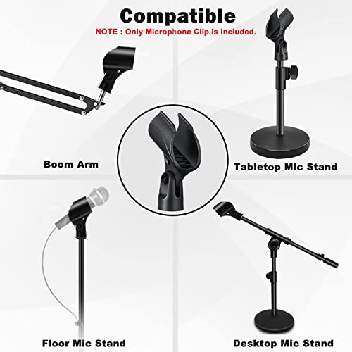 kh Microphone Mic Clip Holder for Mic Stand (Pack of 2) (Model-2) - Image 4