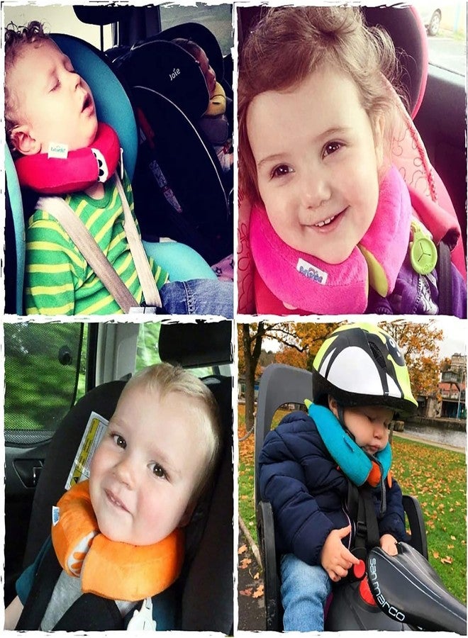 Trunki Kid's Travel Neck Pillow and Chin Rest | Support Sleepy Heads in The Car Seat, Plane, Bike or Pram | Yondi Small UNA Unicorn (Turquoise) - Image 5