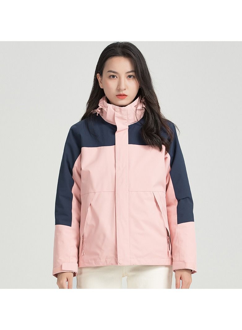 Loquat Three-in-one Detachable Two-piece Hood Waterproof Overcoat 1pcs  - Image 1