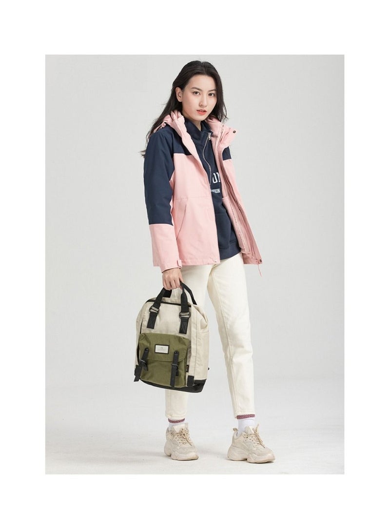 Loquat Three-in-one Detachable Two-piece Hood Waterproof Overcoat 1pcs  - Image 2