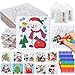 Arrowbash 30 Pack Color Your Own Christmas Jigsaw Puzzles for Kids Stackable Crayons Gift Bag DIY Religious Christmas Craft Paper Puzzle to Draw on - Image 2