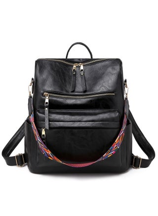 Womens Backpack Purse Leather Fashion Travel Backpack Purse for Women Designer Ladies Shoulder Bags black - pzsku/ZF3269EC13CE7C5757BD6Z/45/1746866091/7ba93a8c-b0f8-4547-8702-6757d1874180
