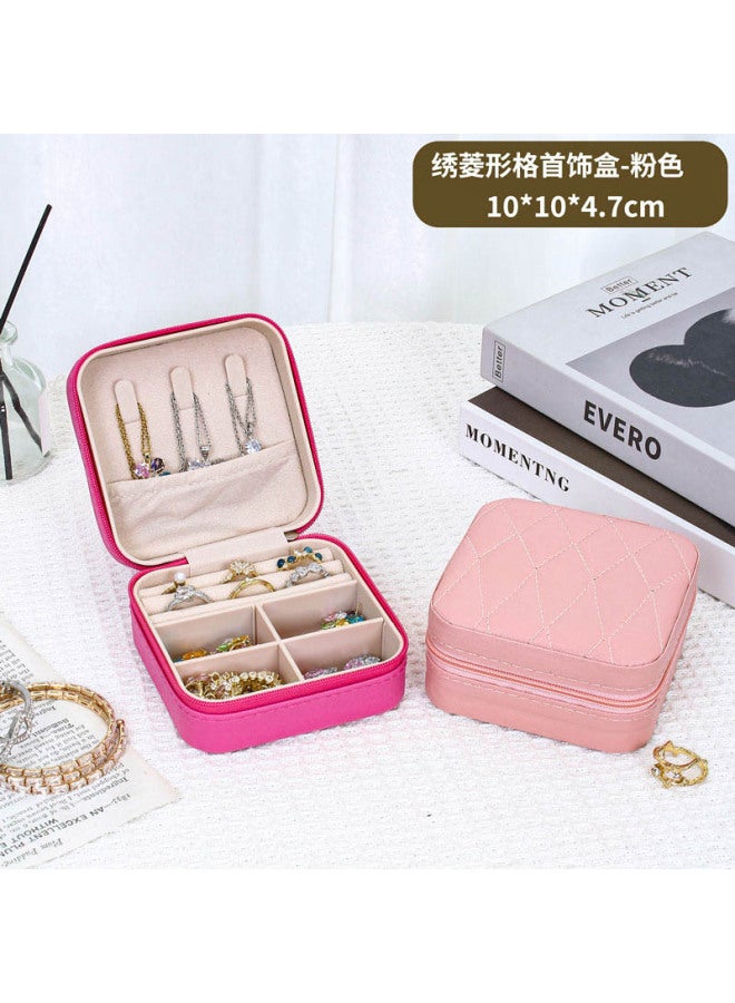 elry Storage Box Cute Girls Ring elry Necklace Box Small Portable elry Box