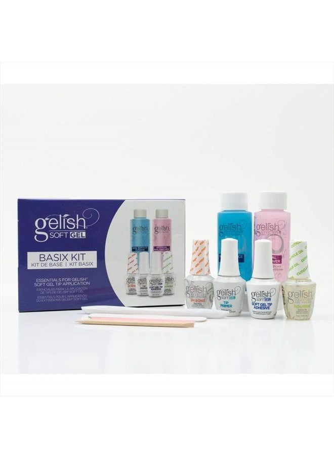 Gelish Soft Gel Bundles (Long Coffin Kit) Nail Gel Kit, Gel Nail Tips Kit, Gel Tips Nail Kit  - Image 3