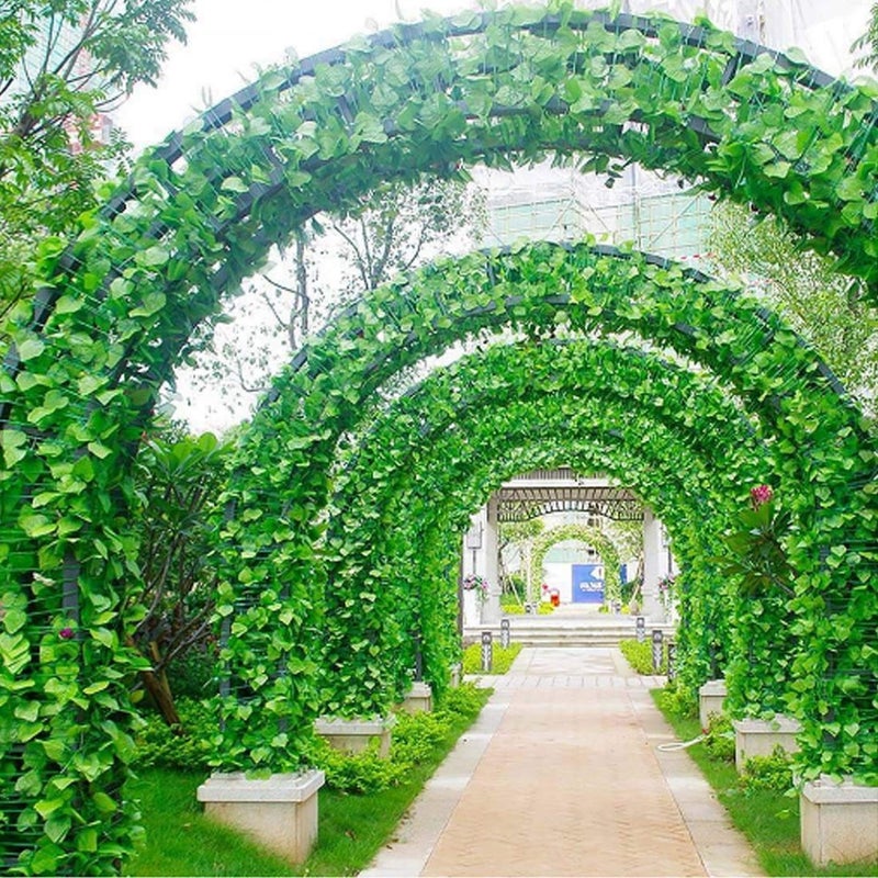 Well Art Gallery Well Art Gallery Artificial Fancy Wall Hanging Garland Money Plant Leaf BailCreeper for Special Occasion Decoration Home Office Festival Theme Decoration Green 24 - Image 1