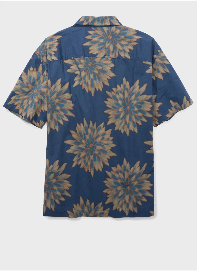 امريكان ايجل Printed Relaxed Fit Button Down Shirt