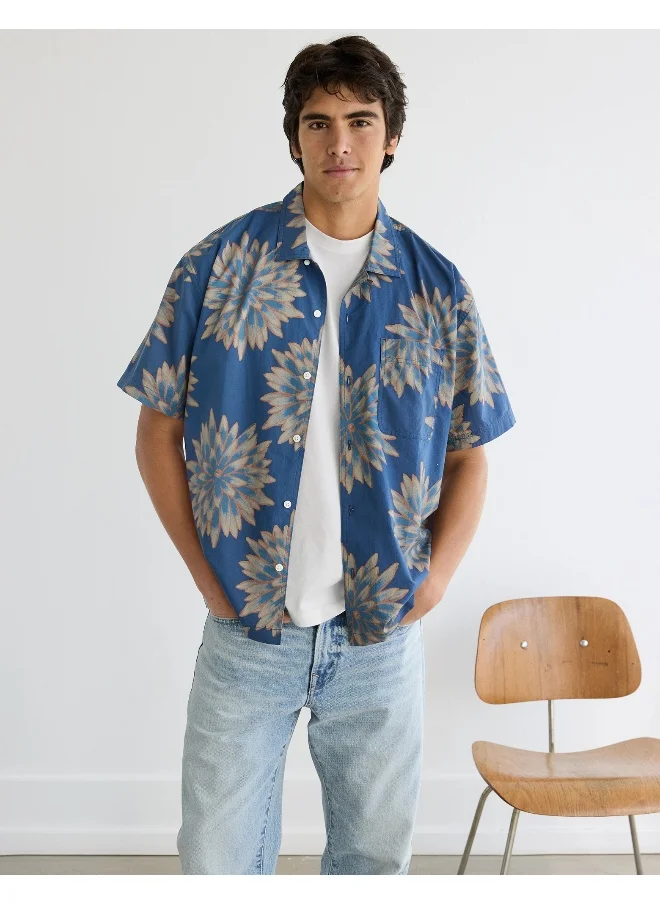امريكان ايجل Printed Relaxed Fit Button Down Shirt