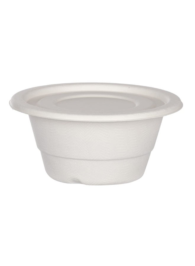 Disposable Bowl, With Lid - 340ml 10pcs, India