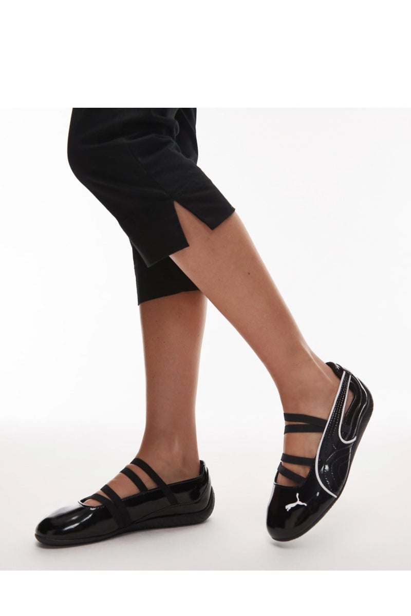 PUMA Speedcat Ballet Flats for Women | Glossy Black | Comfort Shoes - Image 3