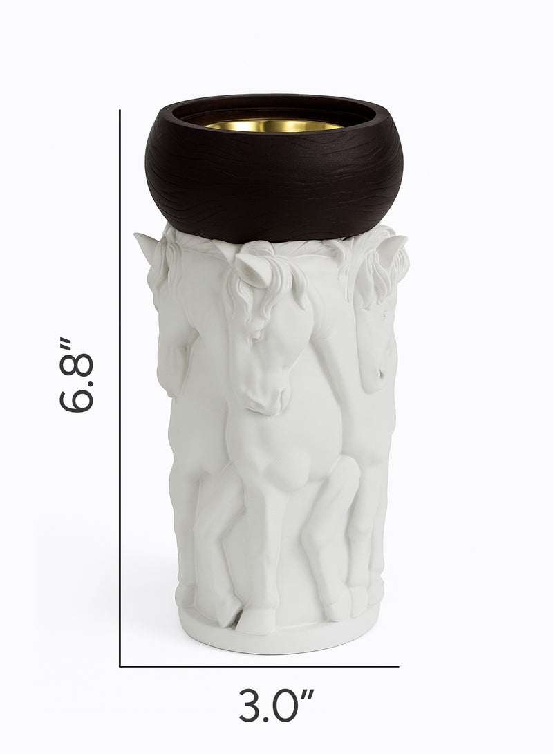 Bergott Stallion's Derby Bakhoor Burner (Incense Holder) | Gift for Horse Lovers, Unique, Luxury, Elegant, Royal, and Classy - Image 3