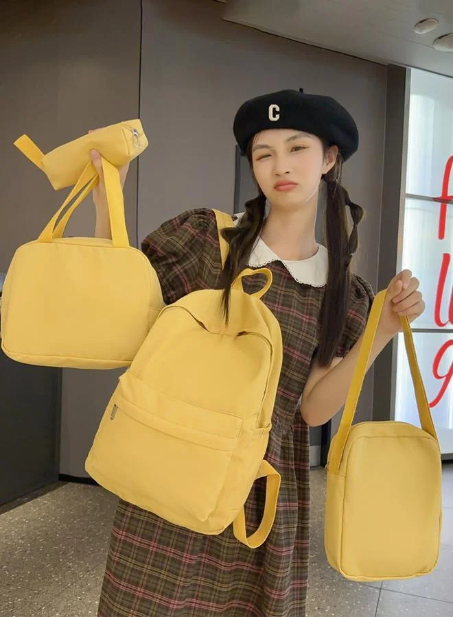 Take Two 4-Piece Solid Backpack Set