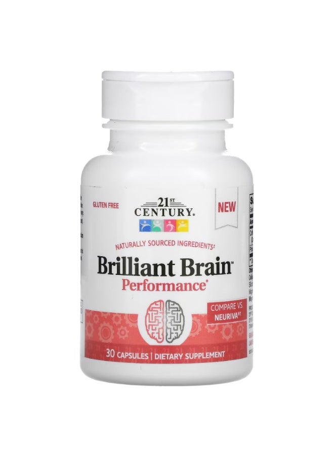 21st CENTURY Brilliant Brain Performance, 30 Count