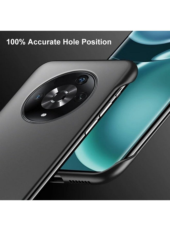 Realcase غطاء خلفي REALCASE لهاتف Honor X9b 5G | تصميم أنيق بدون إطار بلمسة نهائية غير لامعة | غطاء خلفي من TPU ناعم مقاوم للصدمات لهاتف Honor X9b 5G (أسود) - Image 5