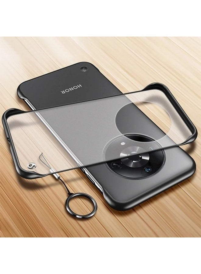 Realcase غطاء خلفي REALCASE لهاتف Honor X9b 5G | تصميم أنيق بدون إطار بلمسة نهائية غير لامعة | غطاء خلفي من TPU ناعم مقاوم للصدمات لهاتف Honor X9b 5G (أسود) - Image 1