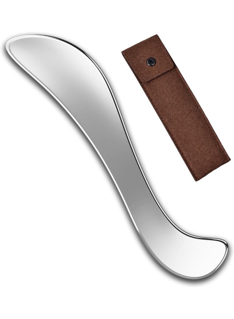 general Muscle Scraper Tools, Stainless Steel Guasha Tool for Body, Scraping Tool Physical Therapy, Myofascial Release Tool, Massage Tools for Deep Tissue - Image 1