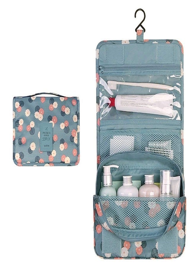 POXEFLIP Hanging Travel Toiletry Bag Cosmetic Make up Organizer Multifunction Cosmetic Bag Travelling Storage Inner Ware Up Brush Kit Holde - Image 1