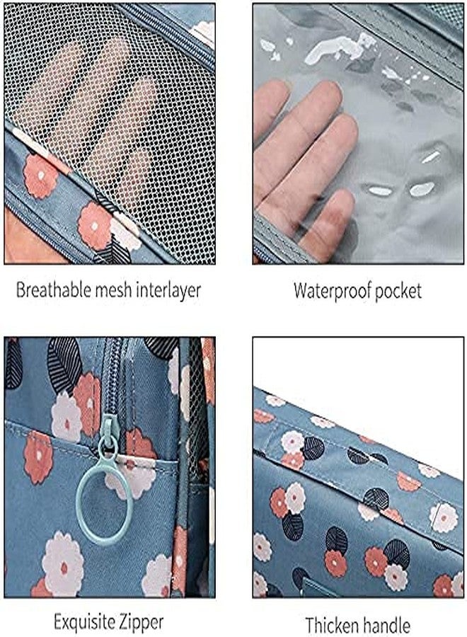 POXEFLIP Hanging Travel Toiletry Bag Cosmetic Make up Organizer Multifunction Cosmetic Bag Travelling Storage Inner Ware Up Brush Kit Holde - Image 2