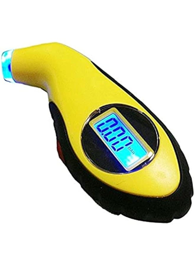 LCD Digital Tire Tyre Air Pressure Gauge Tester Tool w/light - Image 1