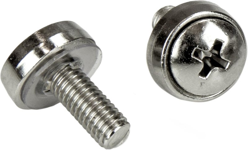 Star Tech .com Rack Screws – 20 Pack – Installation Tool – 12 mm M5 Screws – M5 Nuts – Cabinet Mounting Screws and Cage Nuts , TAA (CABSCRWM520) - Image 2