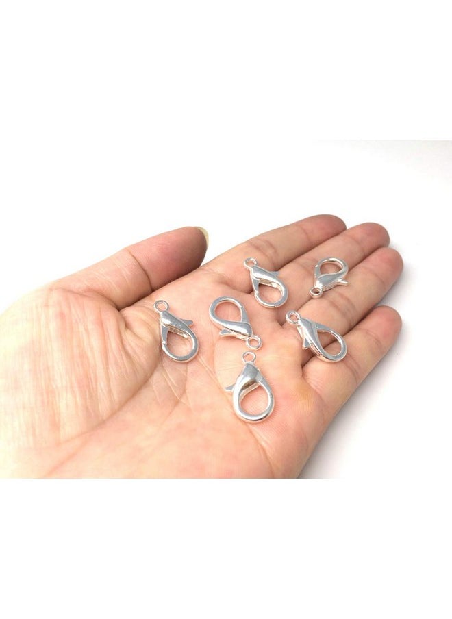 Adabele - 50Pcs Silver Trigger Lobster Claw Clasp 20Mm Large For Bracelet Necklace Jewelry Craft Making Cf41 1 - Image 1