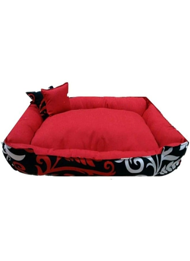 A Red Square Dog's nest in black roses - pzsku/ZF3272A17B8DA4BB521F3Z/45/_/1707990117/933783d7-8f19-4c05-8cc7-769a36d57f1c