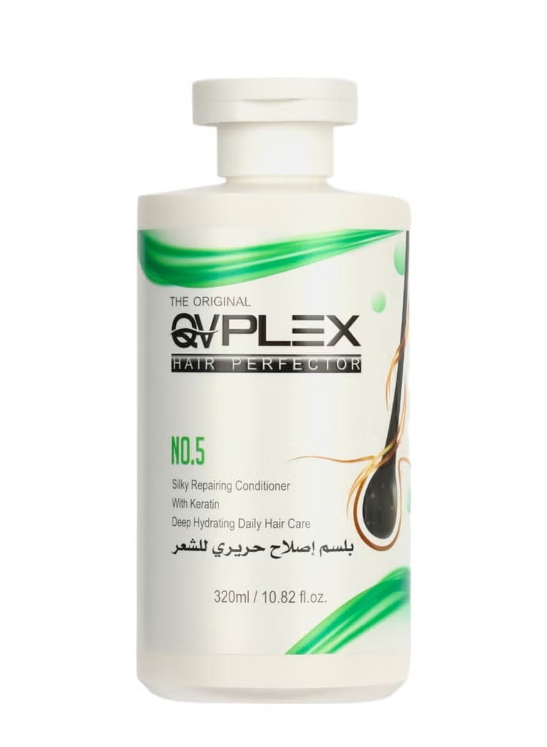 THE ORIGINAL HAIR PERFECTOR NO.5 Silky Repairing Conditioner With Keratin Deep Hydrating Daily Hair Care 320 ml / 10.82 fl.oz.