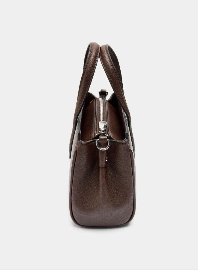 بارفوا حقيبة يد ذات ملمس