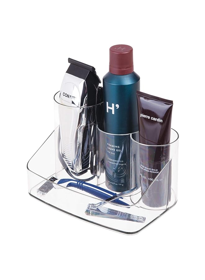 InterDesign Plastic Hair Care Organizer Styling Center The Clarity Collection – 8 Inch X 5.5 Inch X 5.5 Inch Clear - Image 4