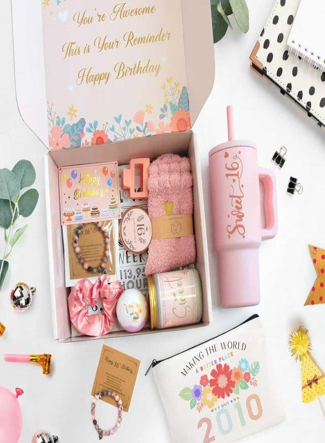 Mirasphere Sweet 16 Gifts for Girls,16th Birthday Gifts for Girls, Unique Sweet 16 Gifts Ideas, 11 Pieces Trendy 16th Birthday Gifts for Daughter, Niece, Granddaughter, Happy 16th Birthday Gifts - Image 3